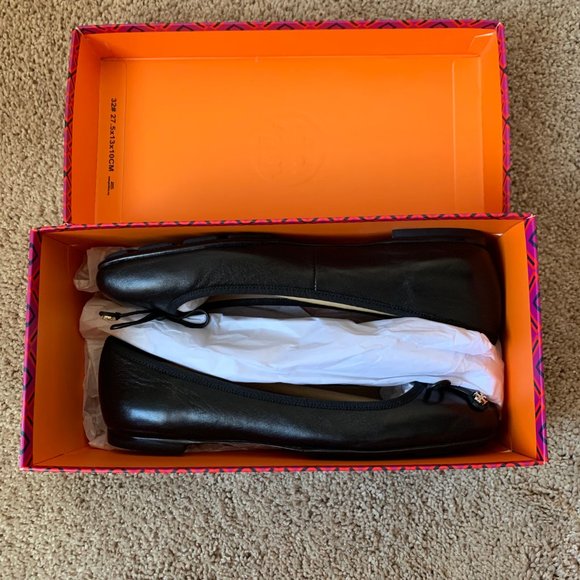 Tory Burch Black Laila Driver Ballet Flats (Sz 36 = US 5.5-6) - Picture 4 of 12